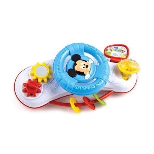 Disney Baby Activity Volante de Actividades, Baby Mickey, Multicolor, única (Clementoni 17213)