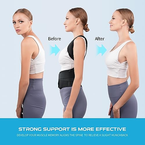 AOFIT Support Waist Lumbar Back Straightener Posture Corrector Back M - Thumbnail 4