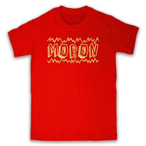 T-Shirt Moron Funny Slogan Idée Cadeau Originale pour Homme My Icon Art