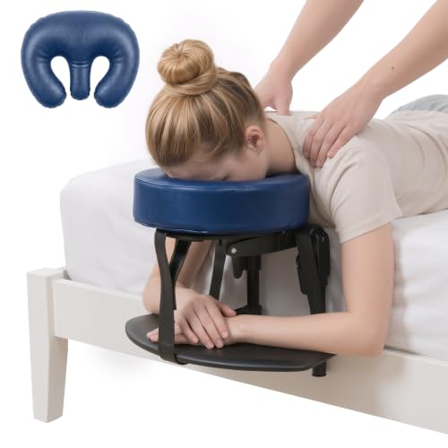 SYZLGFU Massage Headrest for Bed, 18' Height Adjustable Massage Face Cradle