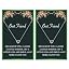 A: 2pcs silver cz necklace