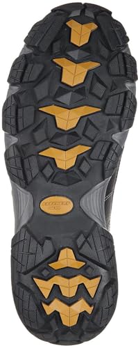 Skechers Skechers mens Blais-bixford-m Hiking Boot, Dark Gray Action Nubuck/Mesh, 7.5 US