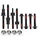 Vincos Exhaust Manifold Bolt Set 6505316AA 6507746AA 6508219AA 6508220AA Compatible with Dakota 05-11, Commander 06-09, Grand Cherokee 05-09 8 Cyl 4.7L Exhaust Hardware Kits