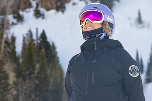 Giro Adult and Youth Balance II Ski and Snowboard Goggles - Dusty Rose All Access Strap with Vivid Copper Lens by Giro - Image 4