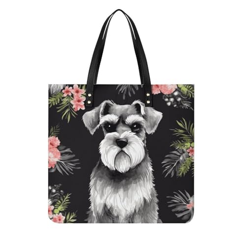 Sac hobo en cuir végétalien de haute qualité SchnauzerTrendy