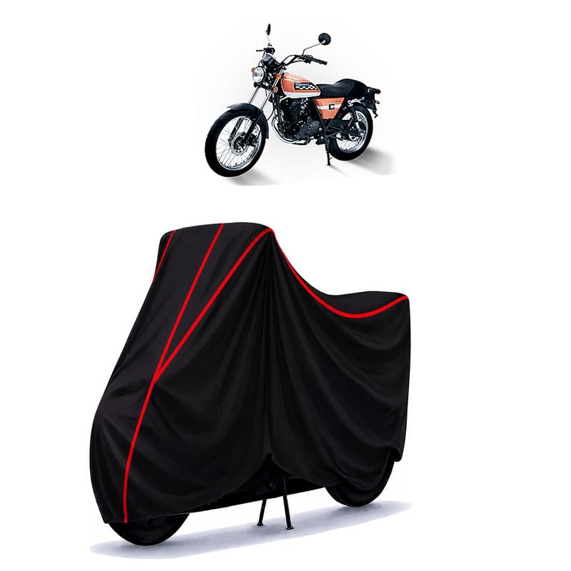 Image of Cleveland Cyclewerks Ace Deluxe 250 Water Resistant Bike Cover for All Motorcycles & Rain | Heavy Duty | UV Protection, Dustproof, Scratchproof | All Weather Two Wheeler Cover with Elastic Bottom