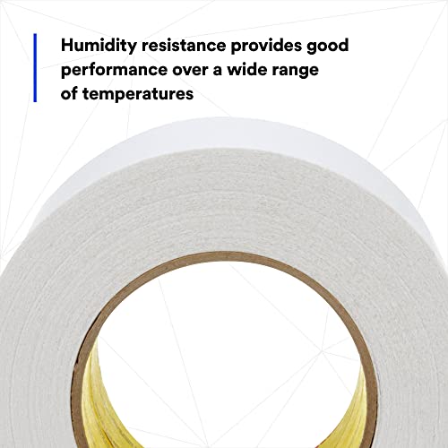 Image of 3M Venture Tape Vinyl Seaming Tape 460V, White Color, Embossed, Resists Lifting, Cold Weather Adhesion, 2.83 in x 50 yd