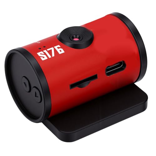 Cámara Digital Mini Jiawu Keychain 1080P Roja miniatura 7
