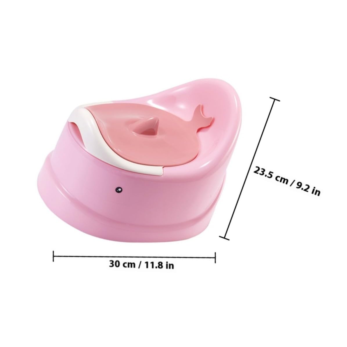 CHILDWEET Portable Potty Training Toilet Seat, Reusable Pp Material with Convenient Carrying Handle, for Travel and Outdoor Use, Suitable for Boys