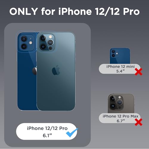 Image of CACOE Magnetic Case for iPhone 12 & iPhone 12 Pro 6.1 inch, Clear