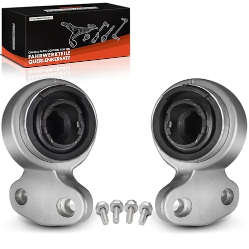 Frankberg 2x Contorl Arm Bushing Front Rear Compatible with E46 316 318 320 323 325 328 330 1999-2005 E85 2002-2009 E86 2006-2008 Replace# 31126757623
