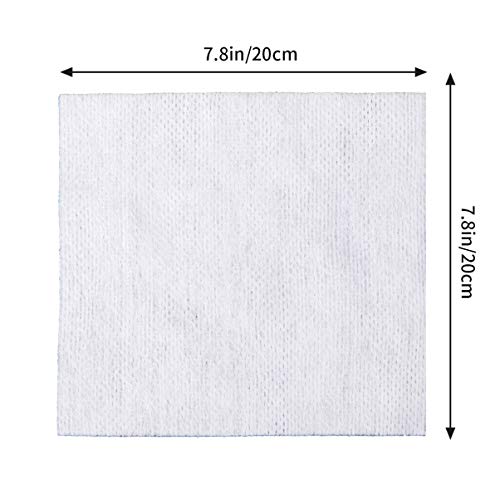 BESPORTBLE 200Pcs Non-Woven Makeup Remover Fabric Cloths 4X4 Inch Soft Wipes for Facial Cleansing and Daily Skincare Use - Image 4