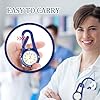 uinnossvc Fob Watch Carabiner Carabiner Watch Nurses Fob Watch Carabiner Nurses Clip Watch Clip-On Carabiner Fob Watches for Workers Clip On for Outdoor Climbing Activities #4