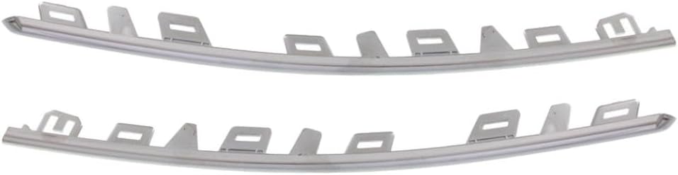 KarParts360 for Honda Odyssey 2014 2015 2016 2017 Bumper Moldings Front, Driver and Passenger Side, Lower | Pair | Chrome | Fog Light Cover Molding | HO1047101, HO1046101 | 71114TK8A50, 71119TK8A50