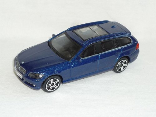 B-M-W 3er 3 Er E91 Kombi Touring Ab 2005 Blau 1/43 Bburago Burago Modellauto Modell Auto Cover