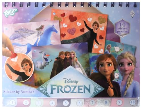 Totum Frozen Stickeren op Nummer Boek