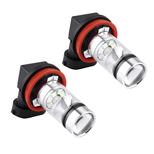 Tbest H8 H11 LED Fog Lights 8000K Ice Blue 100W High Brightness 360 Degree Car Driving Light Bulbs Kit Easy Plug and Play Installation for Only - Image 2