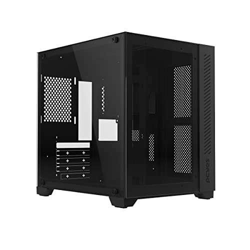 GABINETE GAMER FORCEFIELD BLACK VULCAN - FRONTAL E LATERAL EM VIDRO - PCYES - GFFBVP – PCYES - Imagem 2