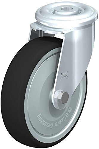 Blickle LER-Path 125K-FK Swivel Caster, 4.92" Wheel Diameter, 330 lb. Load Capacity