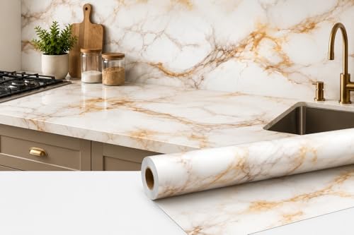 Image of Barebeauty 60 x 200 cm Kitchen Wallpaper, Self Adhesive Oil Proof Waterproof Wall Sticker for Kitchen, Anti-Mold Heat Resistant Backsplash Wall Covering (Pack of 3, 38.76 Sq. Ft. Approx)