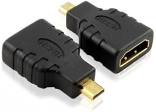 Micro HDMI to HDMI Adapter By Keple | Type D High Speed Gold Plated Converter Adaptor for Panasonic Lumix DMC DMC- HC HC- Series GH4 FZ1000 FZ300 FZ330 GF7 GF7K GH4A GH4H TZ61 TZ70 TZ71 TZ80 TZ81 TZ100 TZ101 TZ37 TZ40 FT3 FT4 FT5 FX90 FZ1000 FZ300 FZ330 V760 V770 V770M V777 Camera Accessories to Connect TV / HDTV / LCD / Plasma / Monitor | Supports 3D, 4K, 1440p, 1080p Audio & Video