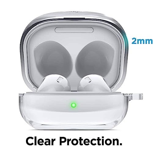 Image of ELOR Premium Clear TPU Case Cover Compatible with Samsung Galaxy Buds 4 | 4 Pro (Earbuds Not Included) (Transparent)