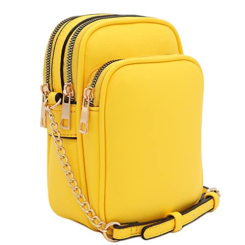 Image of FashionPuzzle Multi Pocket PU Leather Casual Medium Crossbody Bag with Adjustable Strap