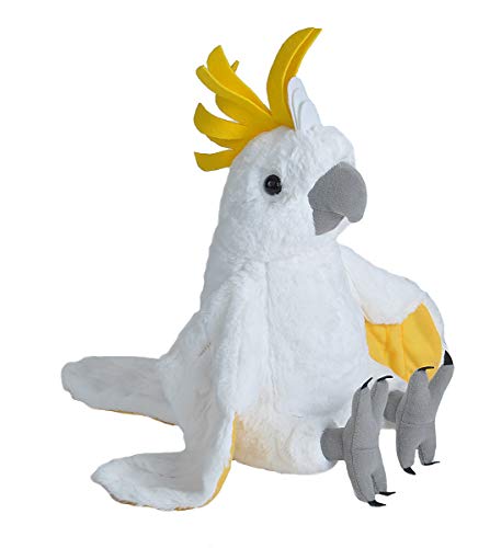 Wild Republic Cuddlekins Cacatúa, Animales de Peluche, 30 cm, Regalo Recién Nacido, Peluches para Niños, Juguete de Peluche, Peluches para Niñas, Relleno Elaborado con Botellas Recicladas