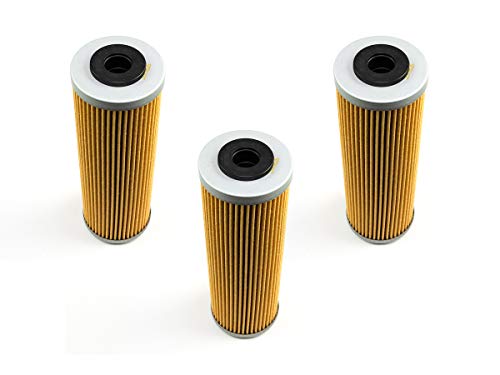 Hiflo HF650 - Filtro de aceite para KTM (3 unidades)