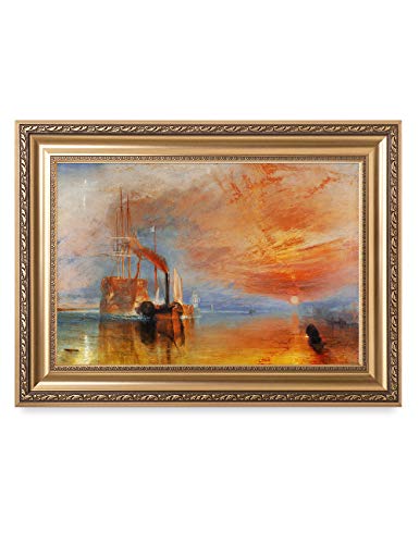 DECORARTS - The Fighting Temeraire by William Turner. Oil Painting