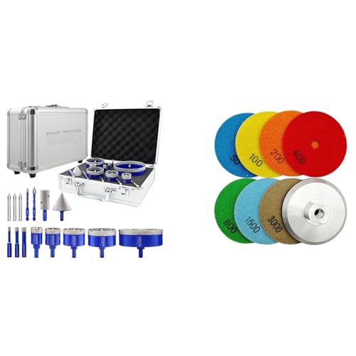 Kit de brocas de diamante para azulejos 15 piezas miniatura 1