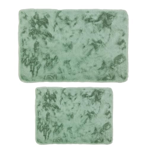 Mixibaby Badematten-Set 2-teiliges Weiche Badezimmerteppiche rutschfestes...