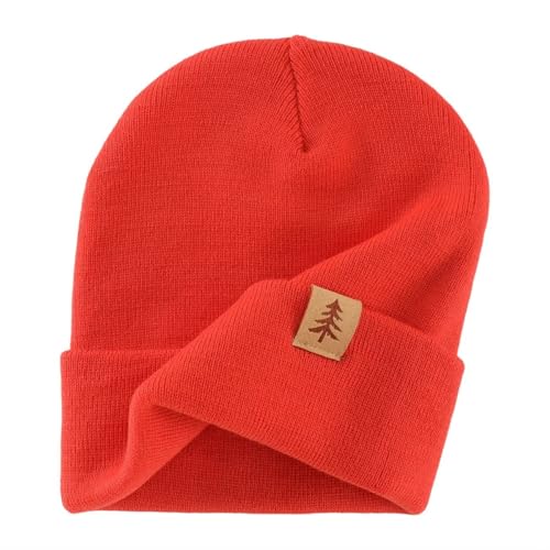 Image of Connectyle Kids Knit Beanie Watch Hat Acrylic Winter Beanies for Boys Girls Double Layered Knitted Warm Cap for Children