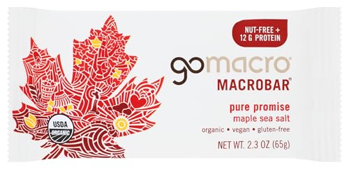 GoMacro MacroBar Organic Vegan Protein Bars - Maple Sea Salt