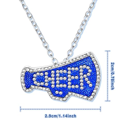 Cheer Necklaces for Teen Girls,Cheer Gifts for Girls,Cute Cheerleading Pendant Necklace Jewelry Birthday Christmas Gifts3