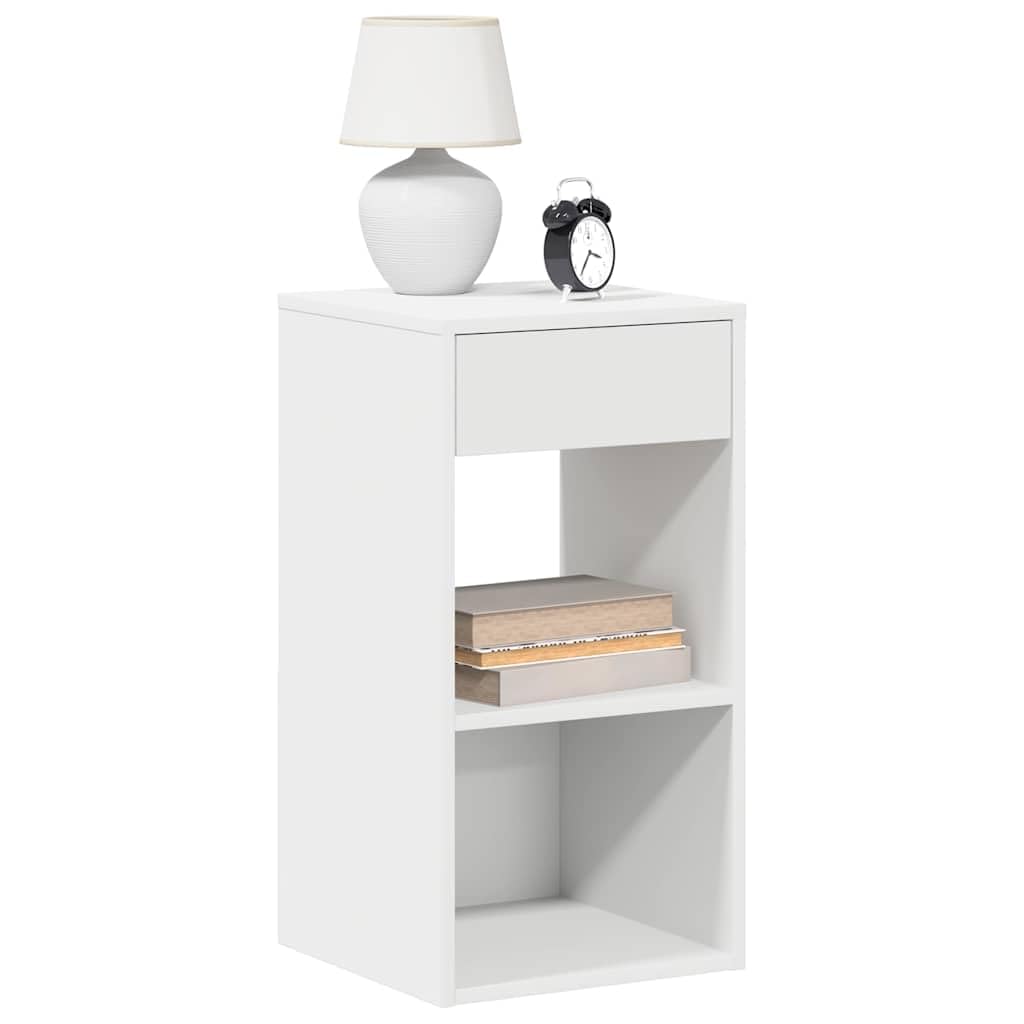 Table de chevet lot de 2 blanche pour créer une ambiance cocooning dans la chambre