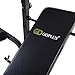 Goplus Olympic Weight Bench for Full Body Workout Exercise, Multifunctional Foldable Weight Lifting Flat, 6 Levels Adjustable Height, Weight Capacity 440lbs