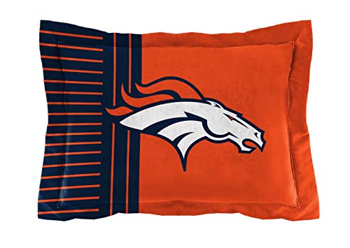 NORTHWEST NFL Denver Broncos Comforter and Sham Set, Twin, Safety