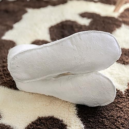 Reyox Men Sheepskin Boot Liners, Thick Warm Wool Fluffy Fleece Replacement Liners for Boots Rainboots2