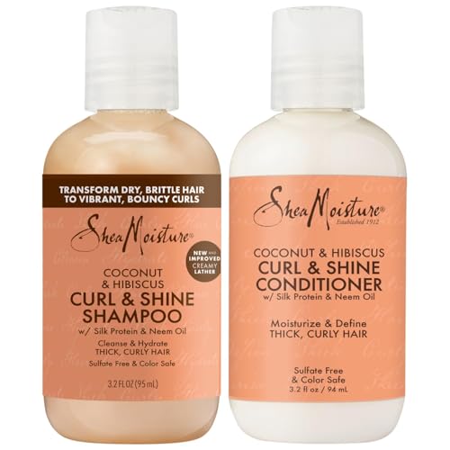SheaMoisture Curl & Shine Shampoo & Conditioner,