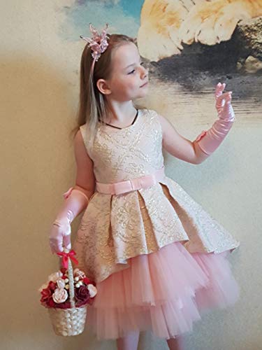 LZH Baby Meisjes Jurk Bloem Vintage Borduurwerk Prinses Elegante Jurk voor Bruiloft 1-8Years - Image 5