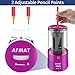 AFMAT Electric Pencil Sharpener for Colored Pencils, Auto Stop, Fast Sharpen in 3s, Large Hole Pencil Sharpener Plug in for 6-12mm No.2/Jumbo Pencils PS91