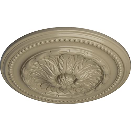 Image of 15 3 /4 inchOD x 1 7 /8 inchP Chester Ceiling Medallion (Fits Canopies up to 2 1 /4 inch), Hand-Painted Gobi Desert