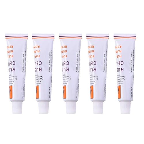 Lot de 5 colles de réparation de pneus de vélo, colle universelle pour réparation de pneu de vélo, colle de réparation de pneu de vélo, colle de réparation de...