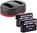 Produktbild 2X PATONA Platinum Ersatz für Akku Canon LP-E8 (1300mAh) mit Baxxtar Twin Port 1820 USB Dual Ladegerät - zu Canon EOS 550D 600D 650D 700D