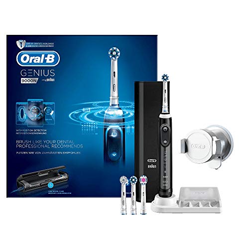 Oral-B Genius 9000N Spazzolino Elettrico Ricaricabile con Connessione Bluetooth, 4 Testine di...