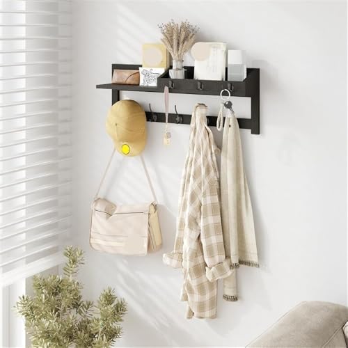 Perchero de pared para colgar chaquetas sin ocupar espacio en el suelo 3