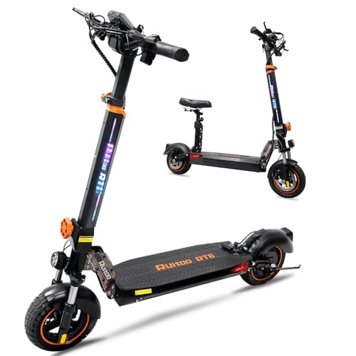 Image of Electric Scooter Adults 1600 /4000 /6000W Motor 50 Miles Long Range & 40 /45 /50 MPH Top Speed 10 inch Off Road Tire Folding E-Scooter 60V /48V 20.8AH Battery Kick Scooter with Detachable Seat for Commuter
