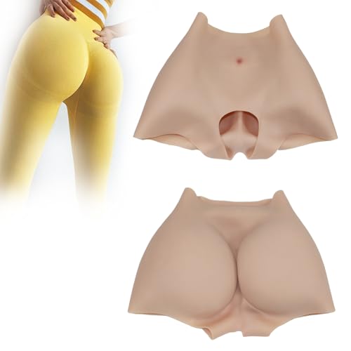Culotte en silicone à entrejambe ouvert sous-vêtement rembourré pour femmes