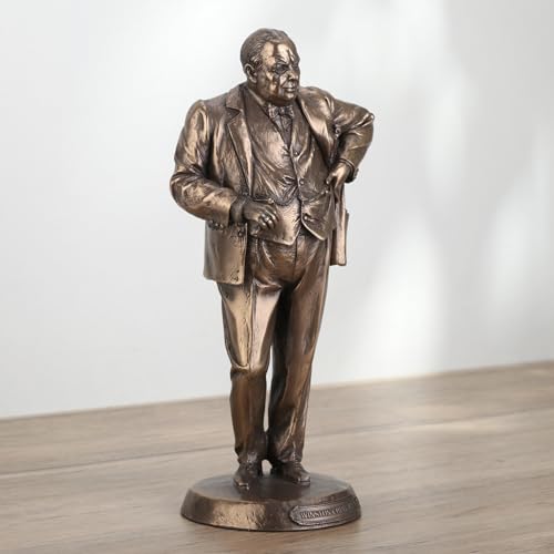 Estatua Winston Churchill acabado bronce miniatura 5